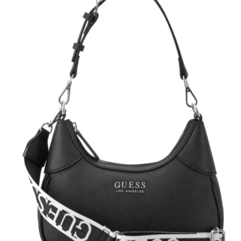 Guess Black crossbody Bag with Logo Strap